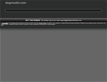 Tablet Screenshot of dogmodel.com